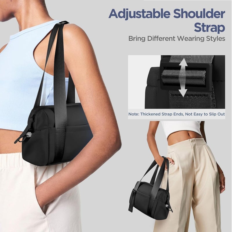 cysiyu Mini Gym Bag for Women Girls Small Gym Tote Bag with Wet Compartment Waterproof Travel Duffle Bag Cute Workout Sport Bag - Image 3